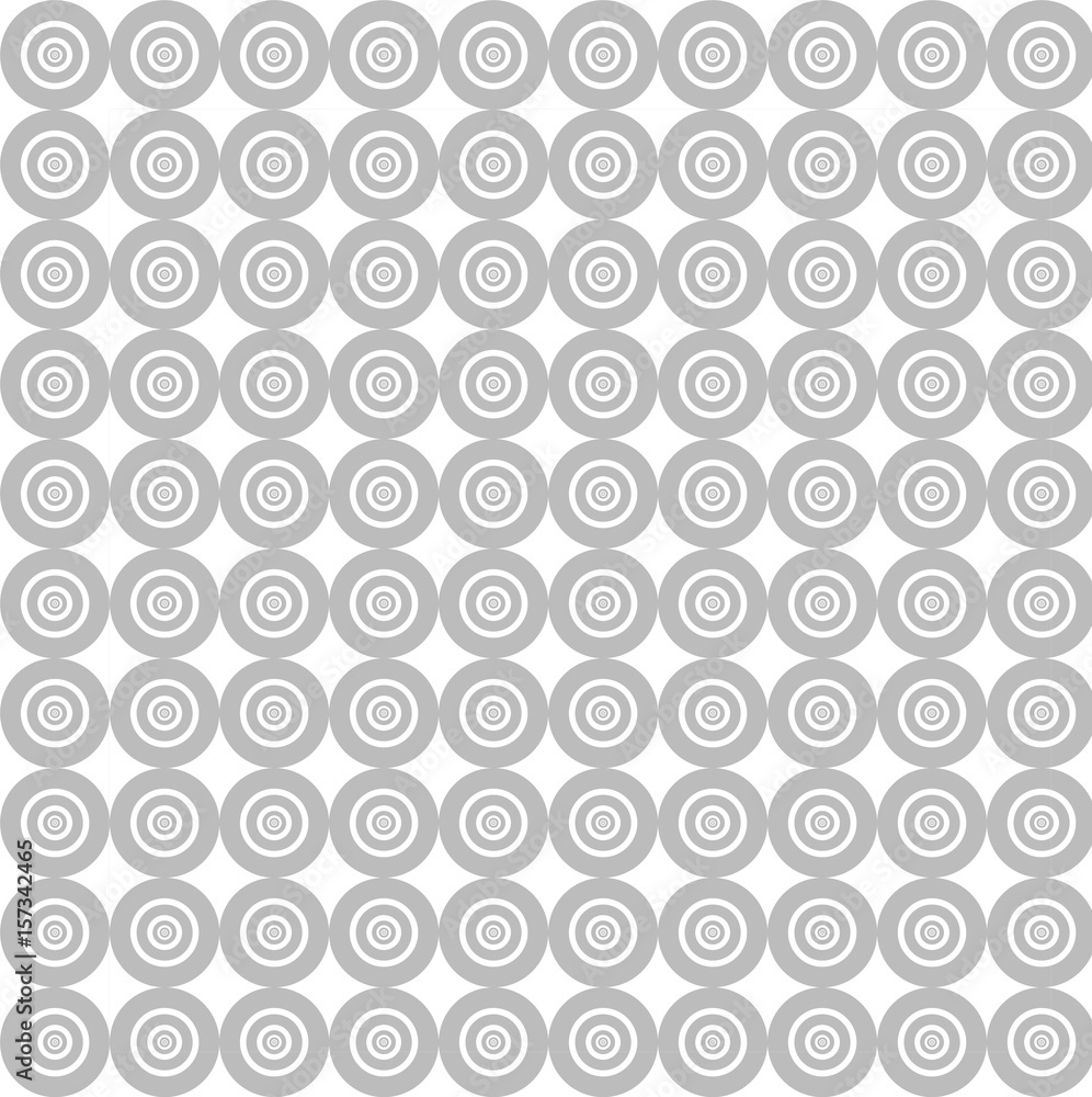 Aufkleber white circle pattern background with abstract white circle vector