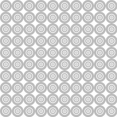 White circle pattern background with abstract white circle vector