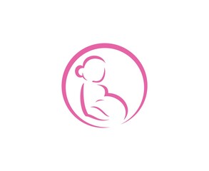 Fototapeta premium Pregnant logo