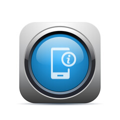 Square Push-Button - Vector