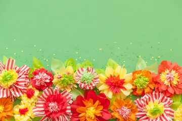handmade paper flowers