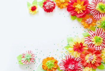 handmade paper flowers