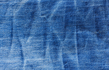 Texture of blue jeans
