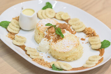 Souffle Banana Caramel