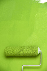 Obraz premium Paint Roller on White Wall