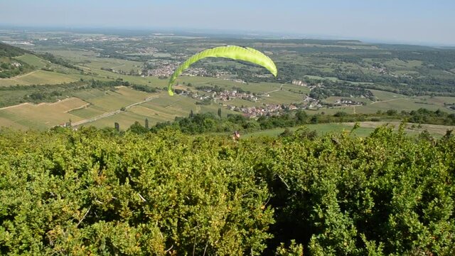 Parapente d&eacute;collant
