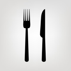 Fork and knife icons