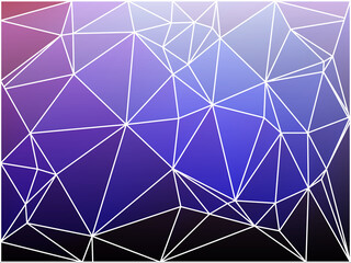 Purple lilac pink geometric background with mesh.