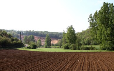 paysage champêtre en Dordogne