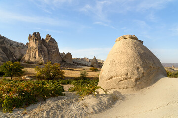 Fototapeta na wymiar Rock formation in Love valley. Cappadocia. Turkey