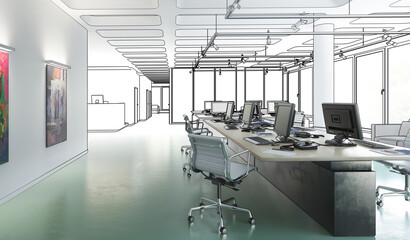 Büroeinrichtung 01 (Planung)
