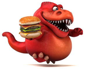 Obraz premium Fun dinosaur - 3D Illustration