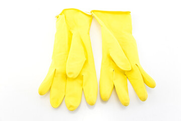 Yellow Rubber Gloves