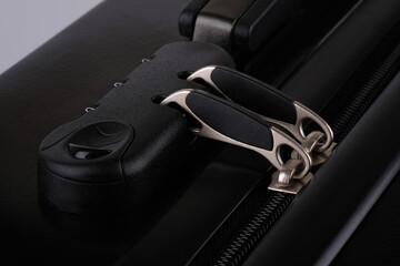 Close-up protection of tourist bag