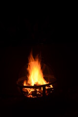 wood fire
