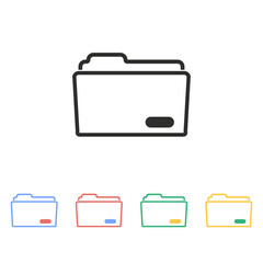 Folder - vector icon.