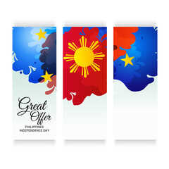 Obraz na płótnie Canvas Philippines Independence Day.