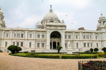 Fototapeta na wymiar Outside view of Victoria Palace, India