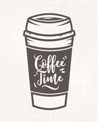coffee time poster with cool design