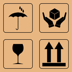 Set of fragile symbols