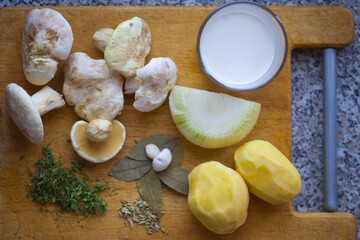 mushroom soup ingredients