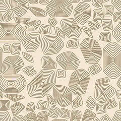 Turtle seamless pattern. Brown and beige tortoise. Terrapin wallpaper.
