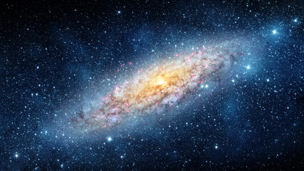 Naklejka premium Galaktyka. Elementy tego zdjęcia dostarczone przez NASA.
