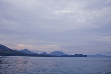 Fototapeta na wymiar Black Sea near Koktebel. Crimea landscape