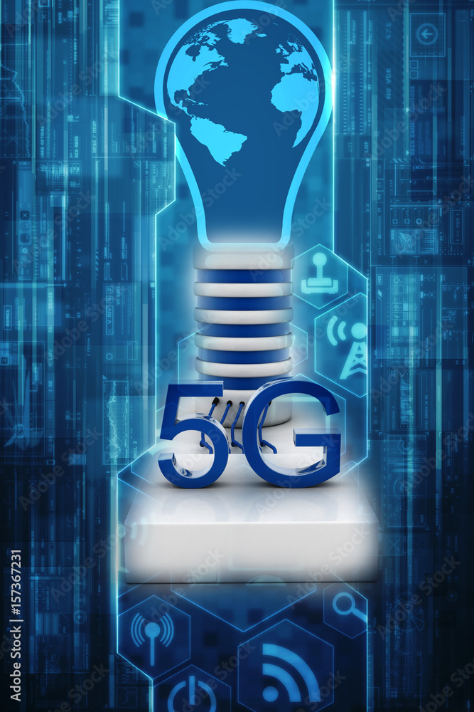 Poster 3d rendering database storage data base