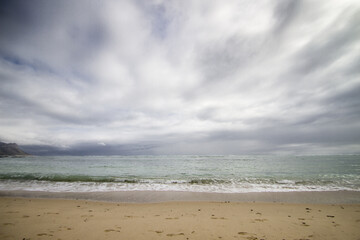 Stormy sea