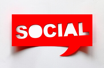 Fototapeta premium Concept of social