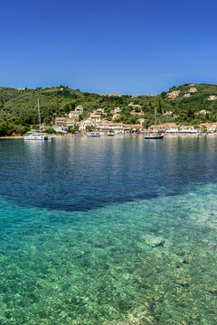 Agios Stefanos a small tourist resort on the north east coast of Corfu in Greece