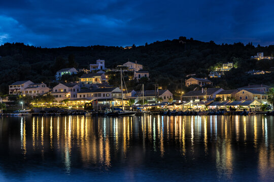 Agios Stefanos a small tourist resort on the north east coast of Corfu in Greece