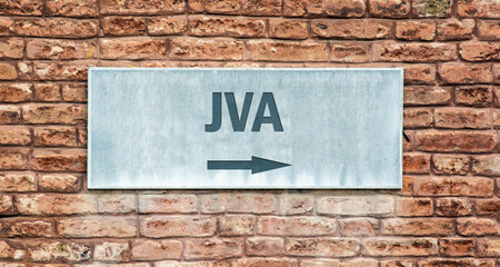 Schild 225 - JVA