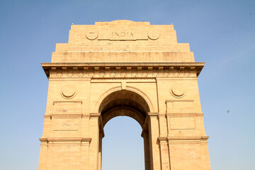 Fototapeta na wymiar Close up view of Delhi Gate, India