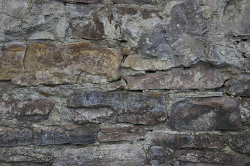 Stone Wall. Grey Brick Wall Background Texture