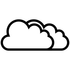 cloud weather abstract vector icon illustration graphic design