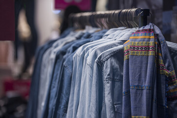 Obraz premium Clothing store in detail in Paris.