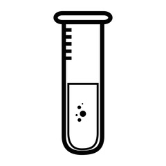 chemistry flask object vector icon illustration graphic design