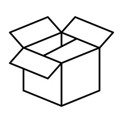 box deposit object vector icon illustration graphic design