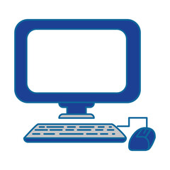 pc technology object vector icon illustration graphic illustration