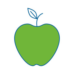 apple fruit food vector icon illustration graphic design