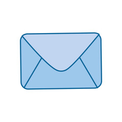 envelope paper blank vector icon illustration graphic design