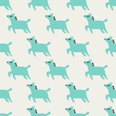 seamless pony pattern