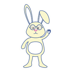 bunny animal nature vector icon illustration graphic design