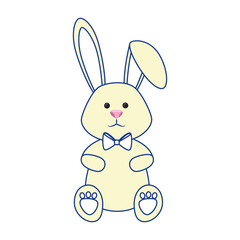 bunny animal nature vector icon illustration graphic design