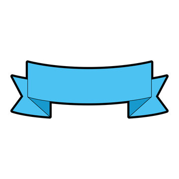 ribbon emblem blank vector icon illustration graphic design