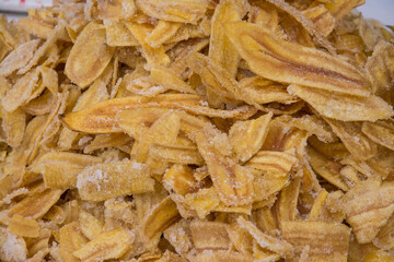 sweet banana crisp,Thai dessert