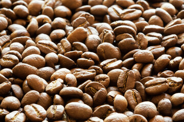 Coffee beans.