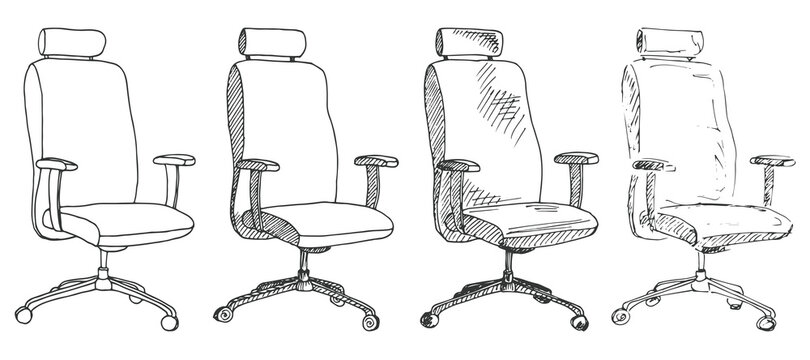 Office chair design  Industrial design sketch Sketch book Office chair  design